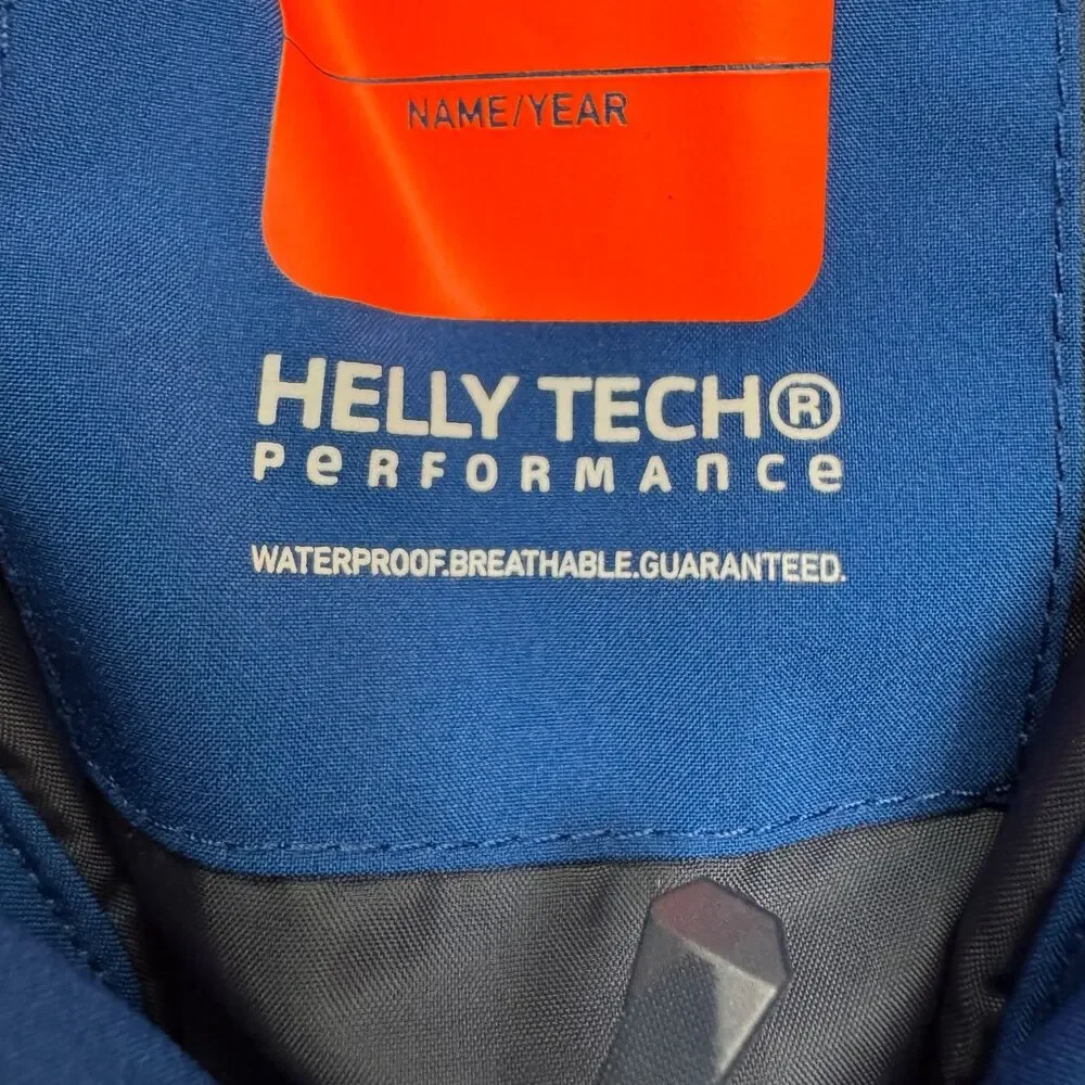 Helly Hansen Tech Primaloft Full Zip Hoodie Ski Snow Jacket Youth 12 Blue Winter